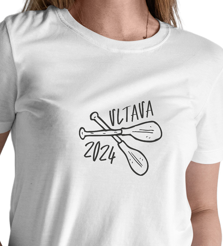 Dámské tričko bílé Vltava 2024 XS