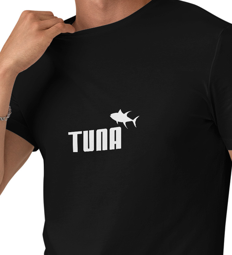 Pánské tričko černé Tuna S