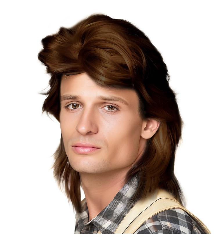 Paruka hnědý mullet