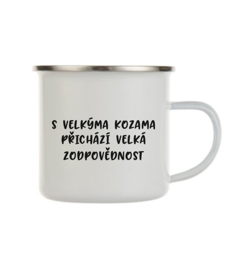 Plecháček bílý S velkýma kozama přichází velká zodpovědnost