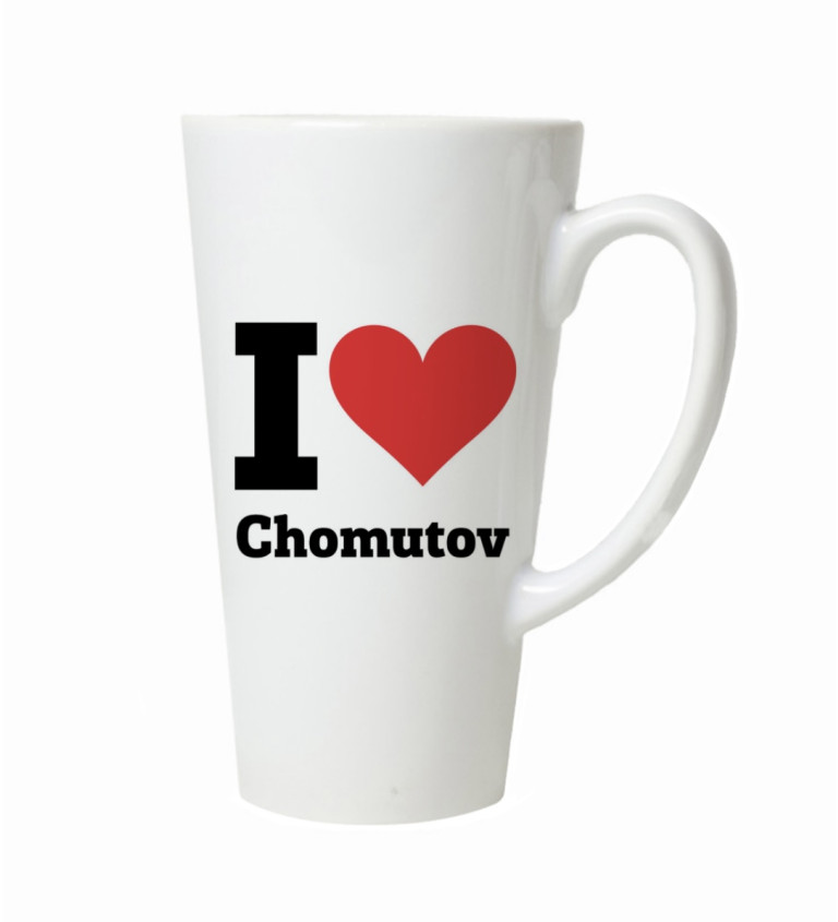 Latte hrnek I love Chomutov