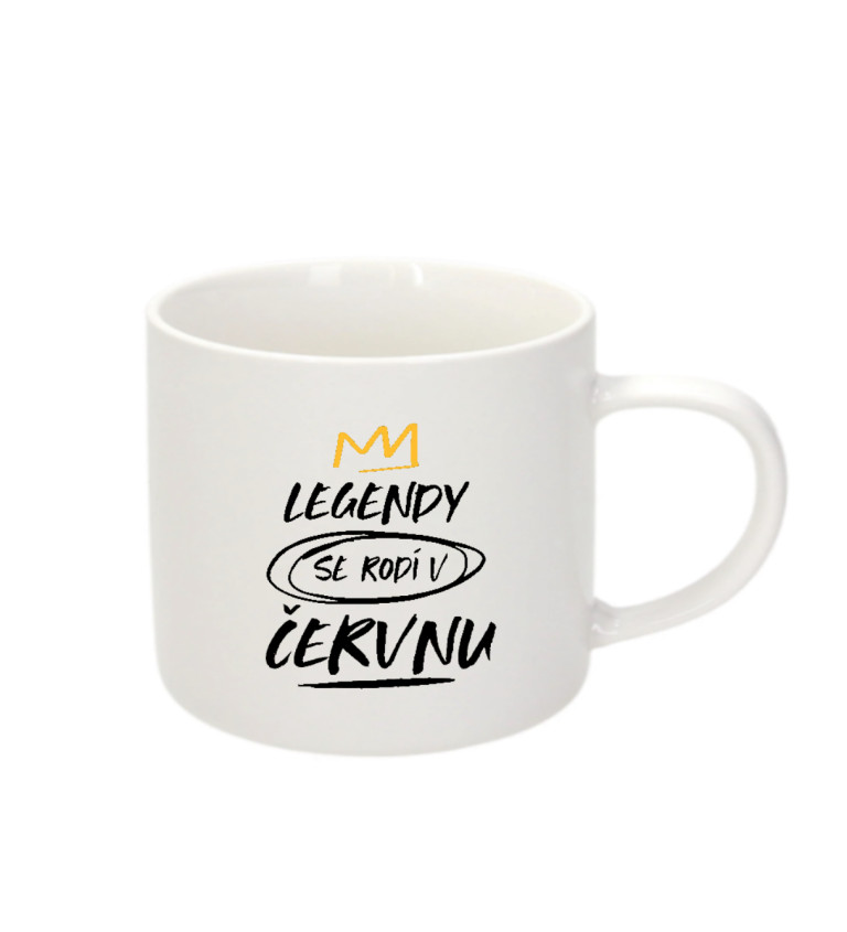 Espresso hrnek Legendy se rodí v červnu