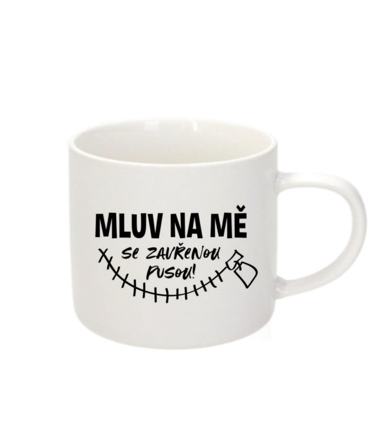 Espresso hrnek Mluv na mě se zavřenou pusou