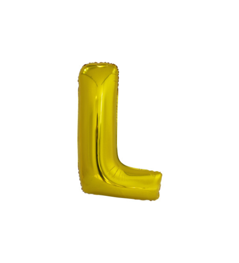 Zlatý fóliový balón L