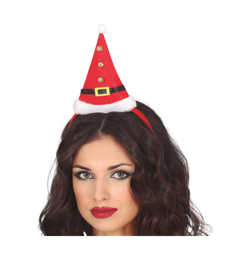 Čelenka s čepicí Santa