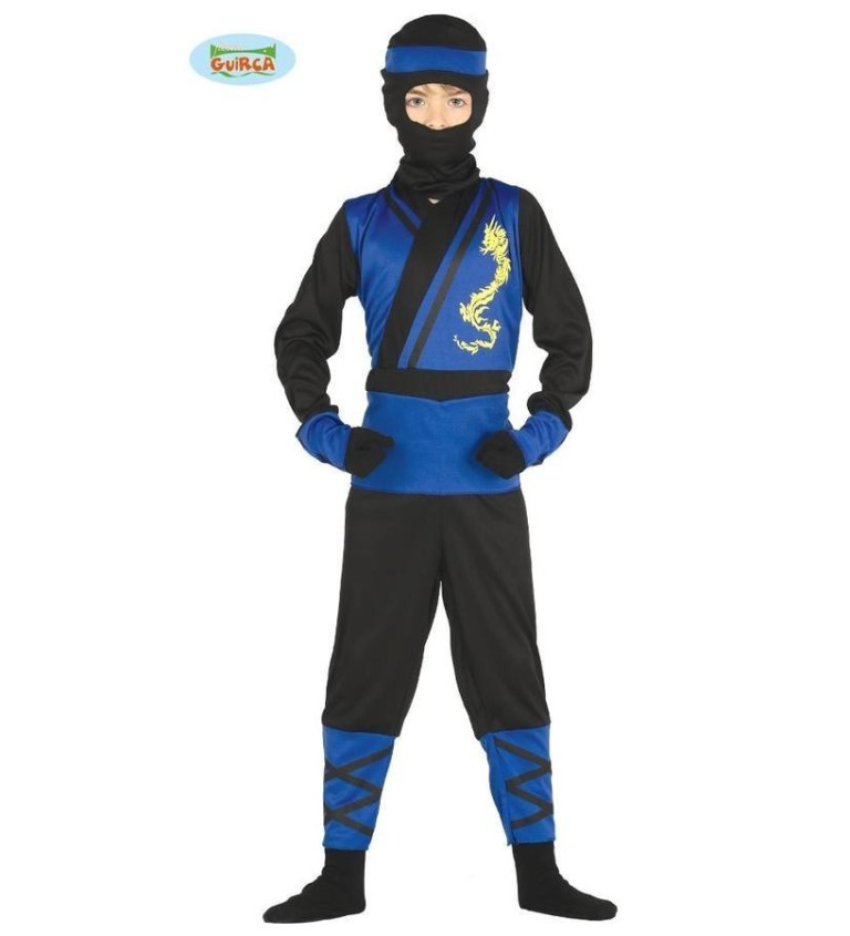 Dětský kostým - Modrý ninja