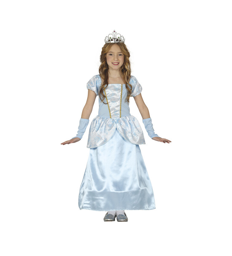 Dětský kostým - Modrá princezna