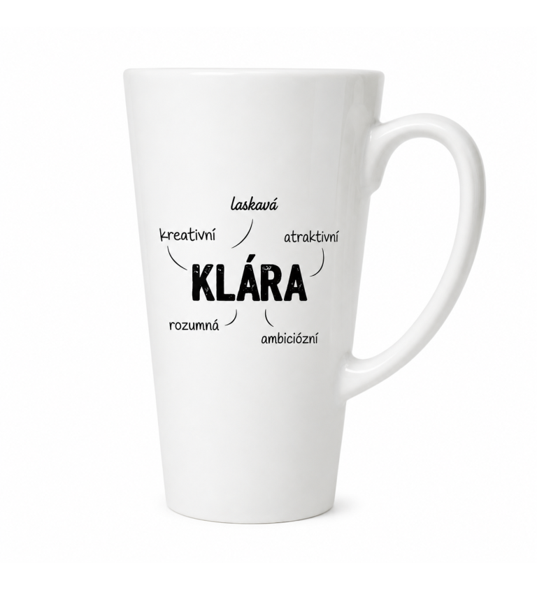 Latte hrnek Klára