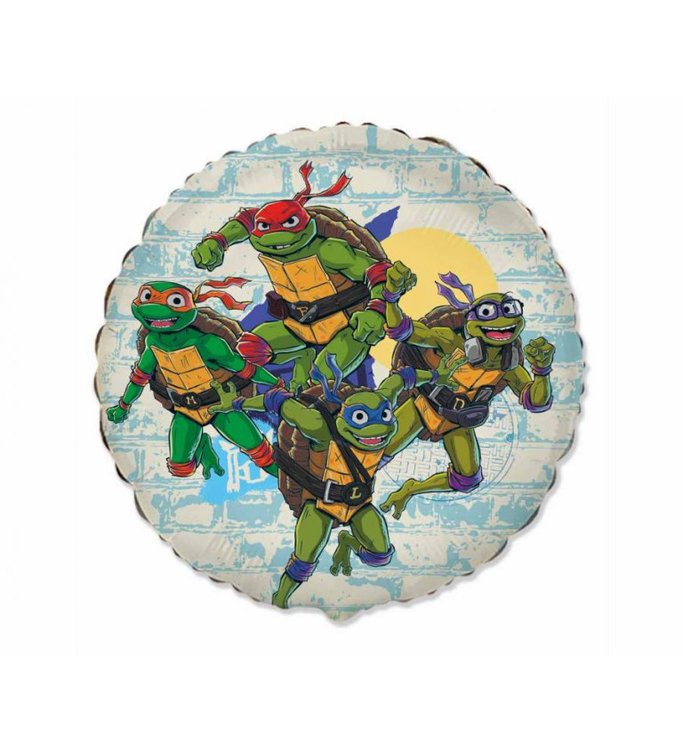 Fóliový balónek - Ninja Turtles